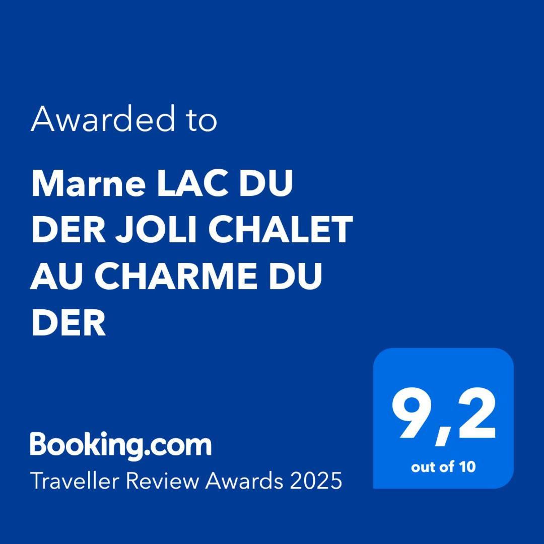 Marne Lac Du Der Joli Chalet Au Charme Du Der Chatillon-sur-Broue Eksteriør billede